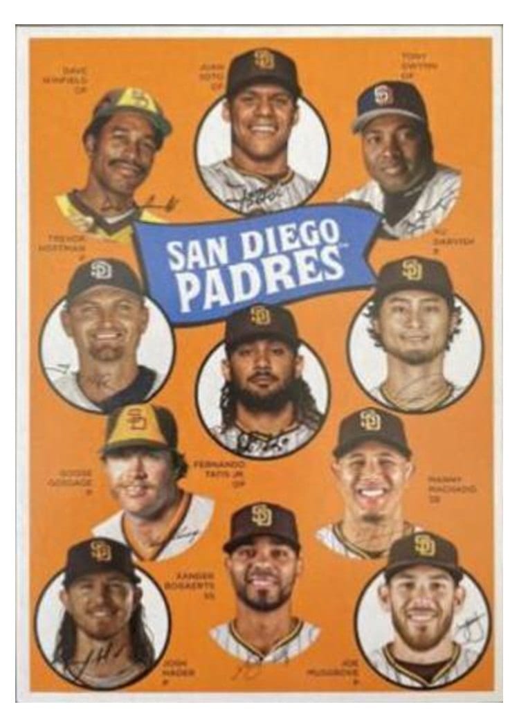 2023 Topps Archives 1969 Team History Postcards San Diego Padres #H69-SDP card