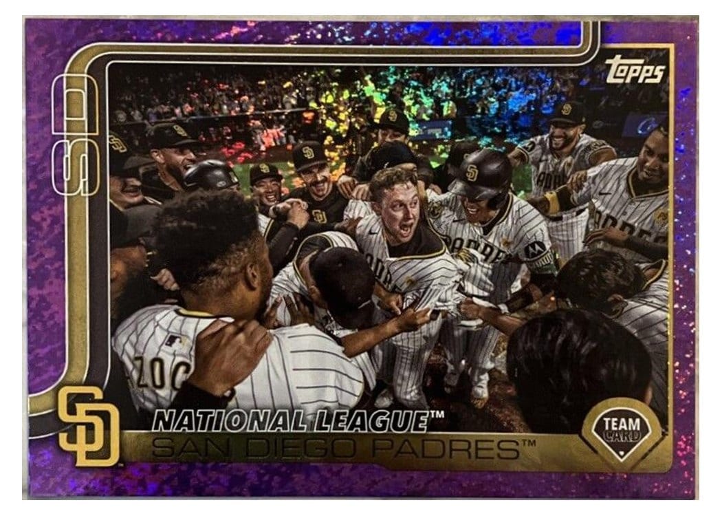 2025 Topps Base Set San Diego Padres Purple Rainbow #39 card