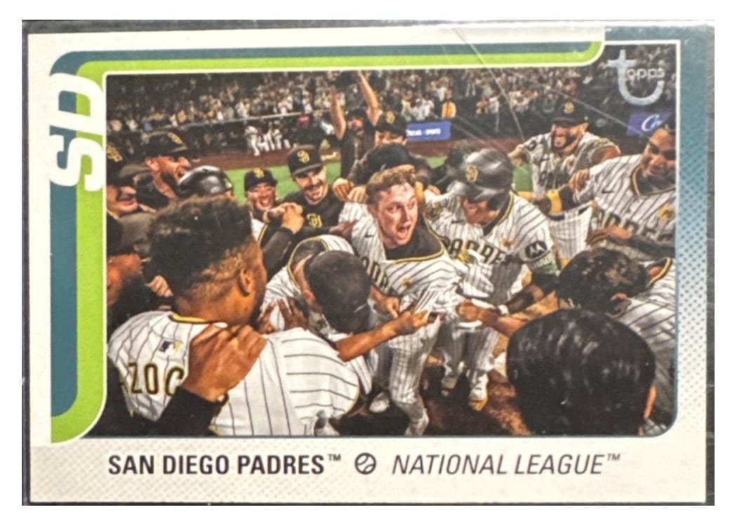 2025 Topps Base Set San Diego Padres #39 card