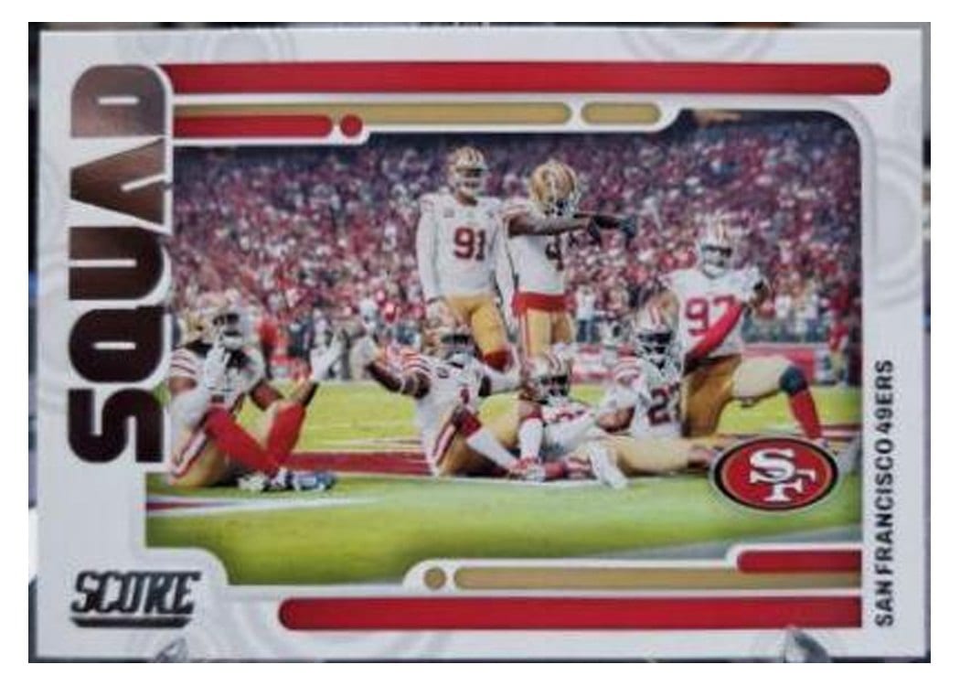 2022 Score Squad San Francisco 49ers #S17 card