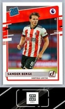 2020 Panini Chronicles Donruss Rated Rookies Premier League Sander Berge #4 card