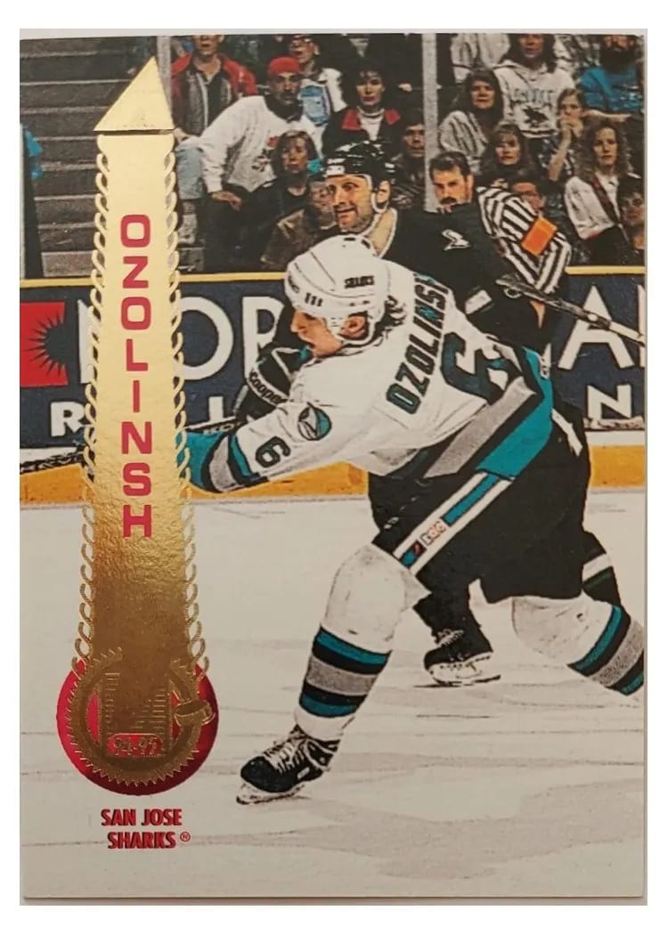 1994 Pinnacle Sandis Ozolinsh #22 card