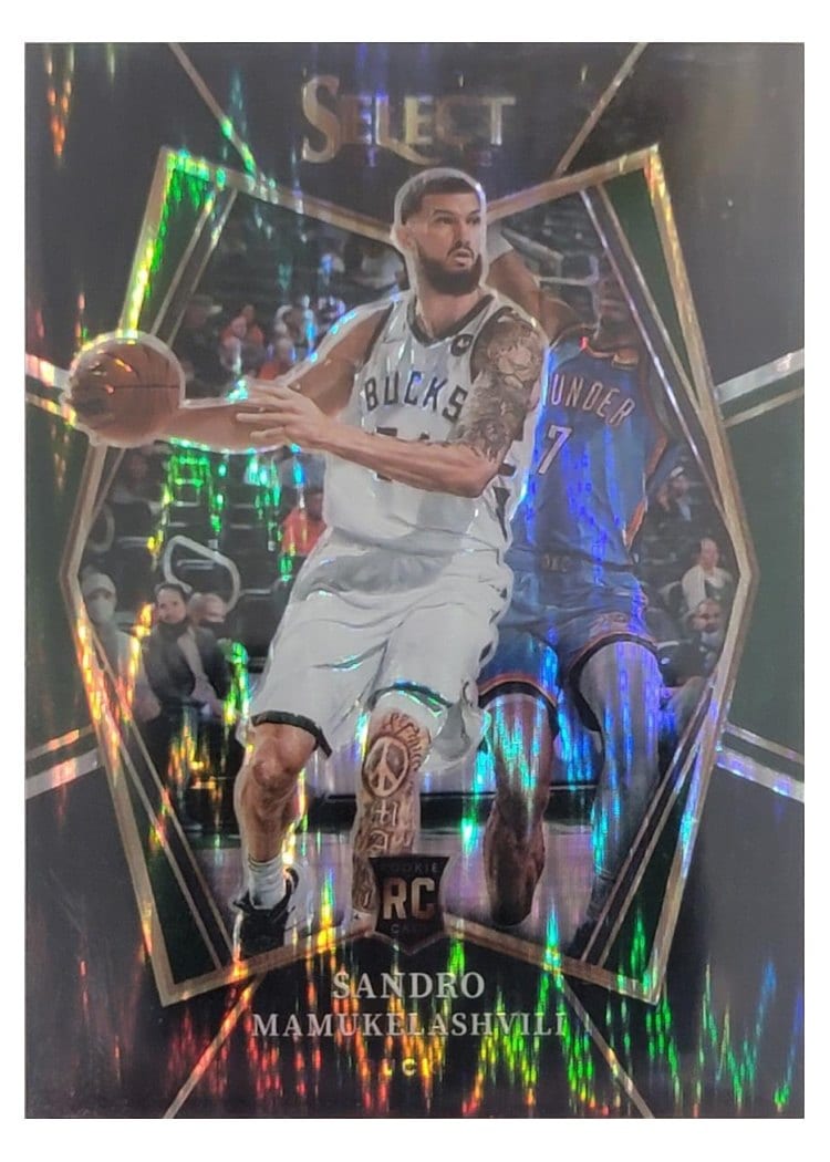2021-22 Panini Select Base Set Sandro Mamukelashvili #199 card