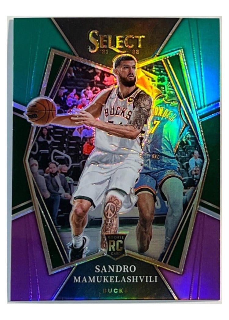 2021-22 Panini Select Base Set Sandro Mamukelashvili #199 card