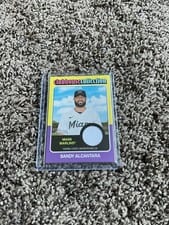 2024 Topps Heritage Clubhouse Collection Relic Sandy Alcantara #CCR-SA card