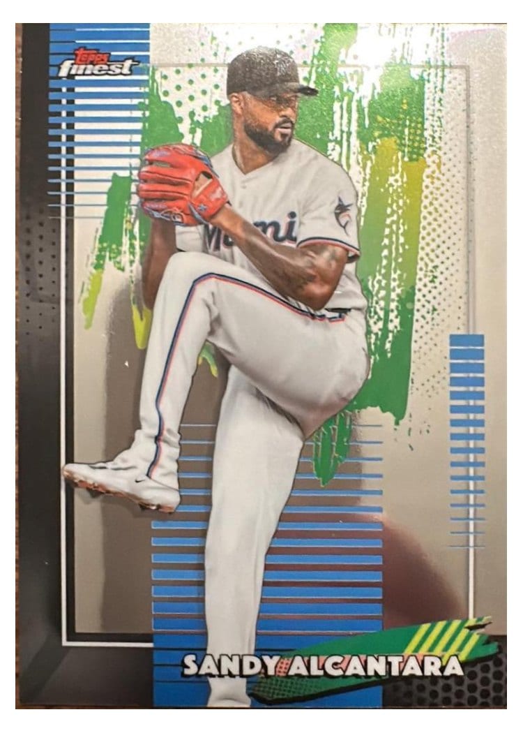 2026 Topps Finest Sandy Alcantara #81 card