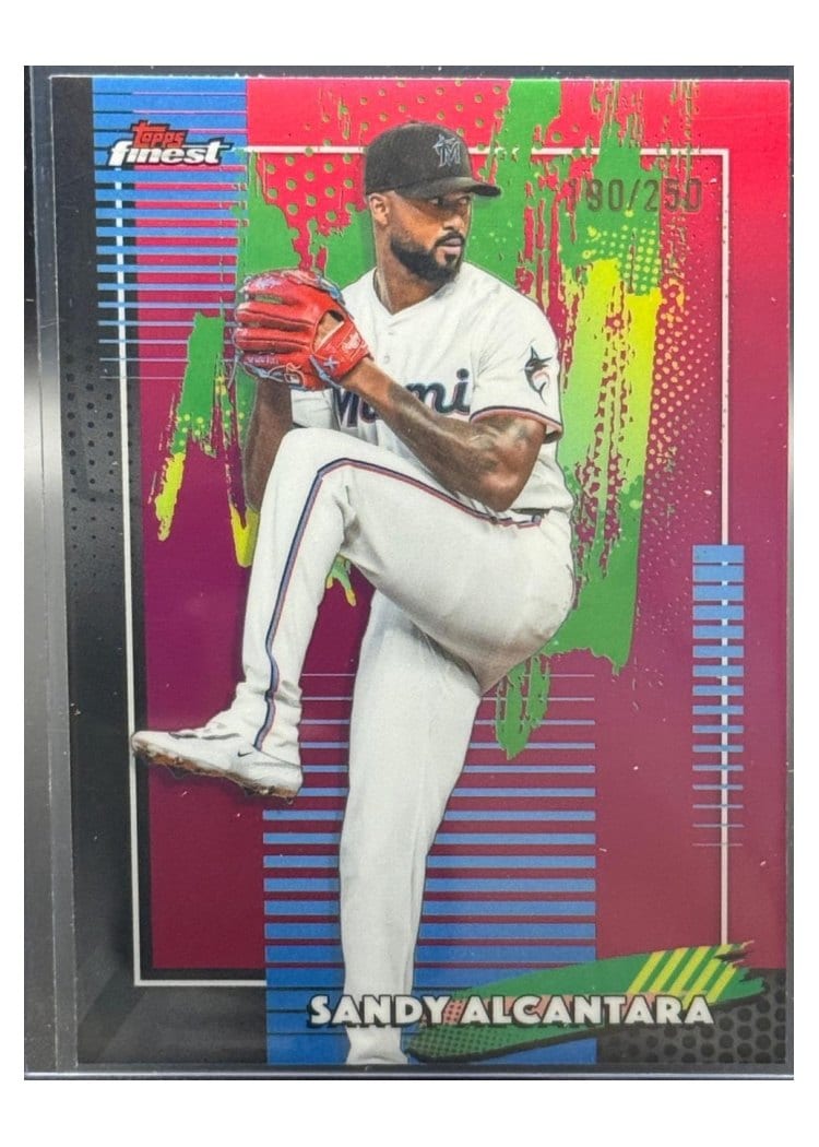 2026 Topps Finest Sandy Alcantara #81 card