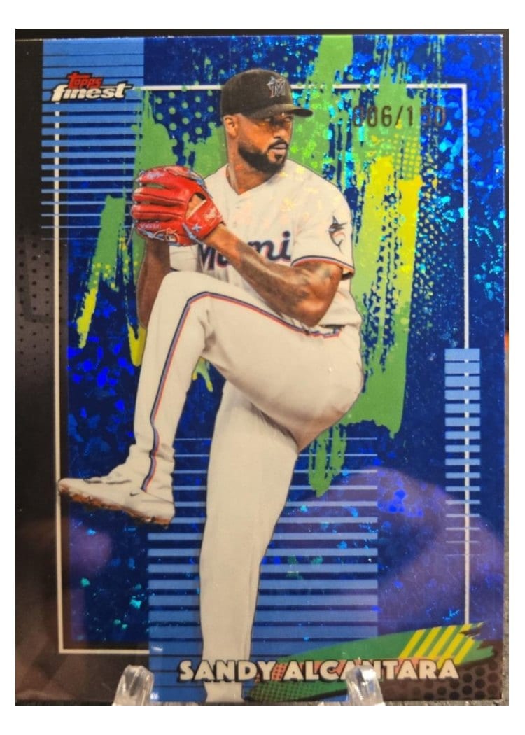 2026 Topps Finest Sandy Alcantara #81 card