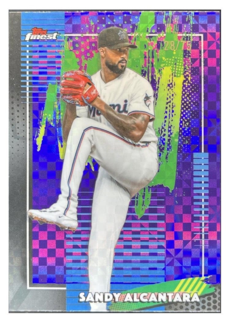2026 Topps Finest Sandy Alcantara #81 card