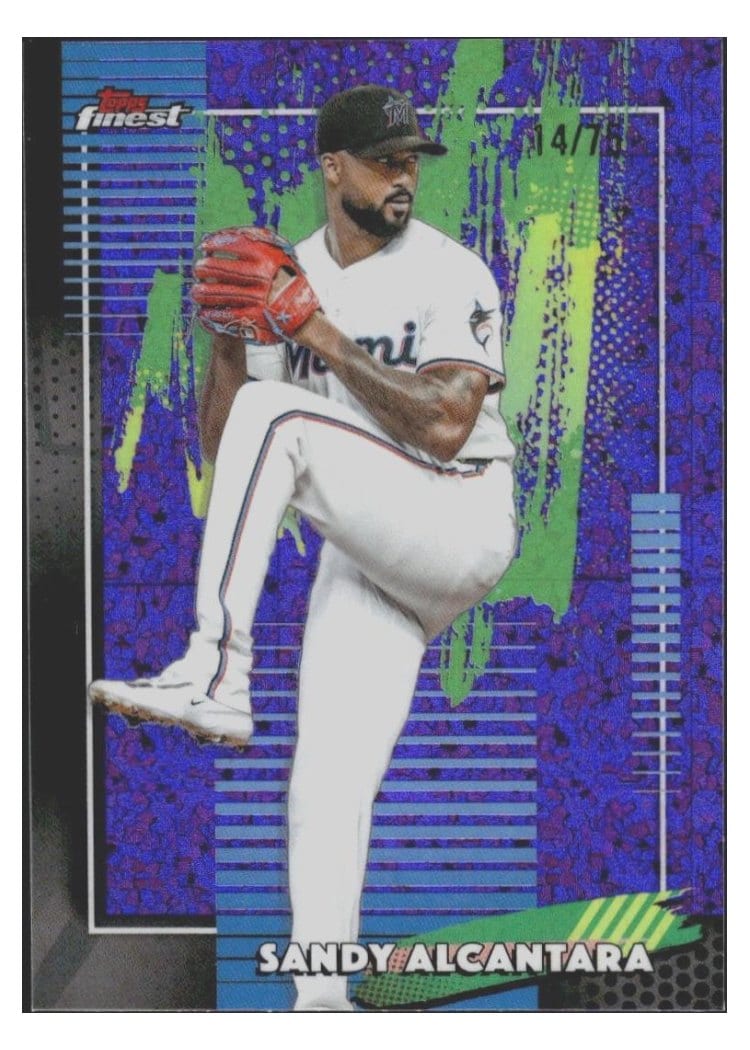 2026 Topps Finest Sandy Alcantara #81 card