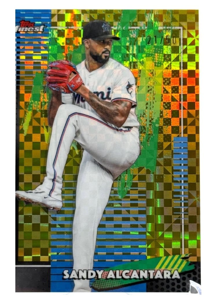 2026 Topps Finest Sandy Alcantara #81 card