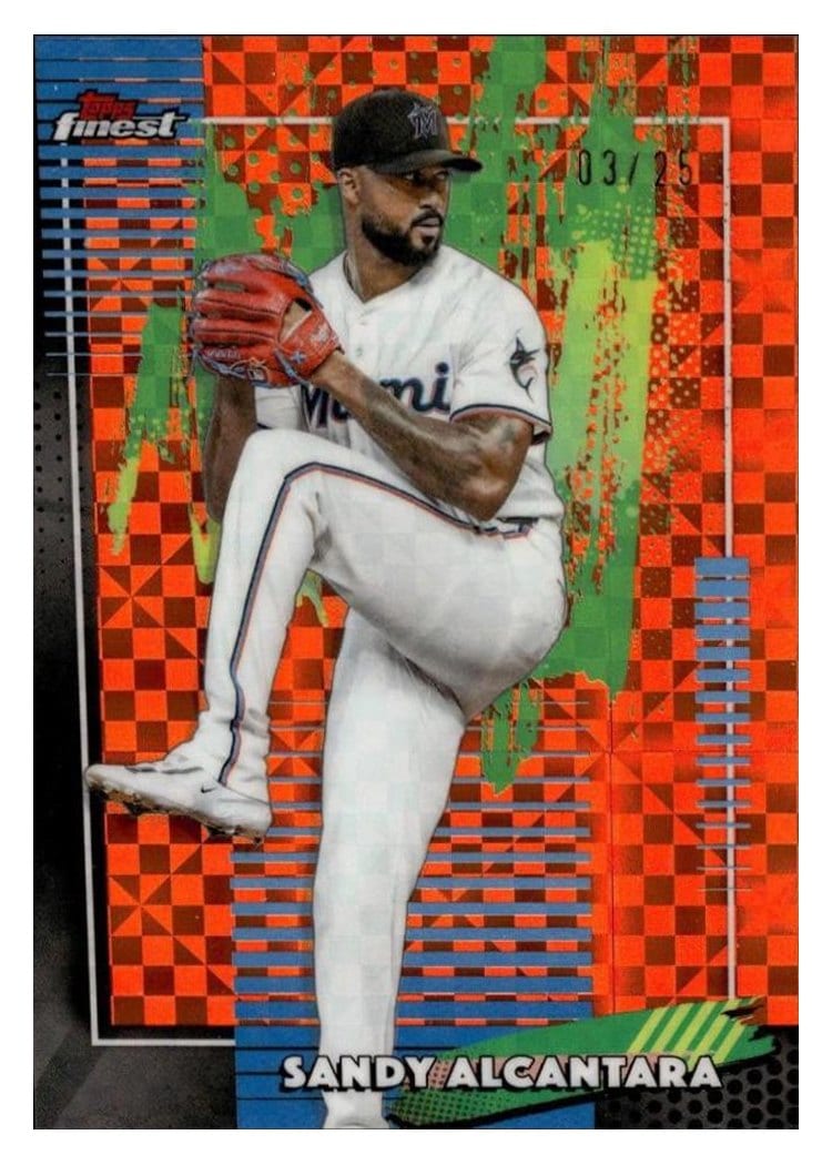 2026 Topps Finest Sandy Alcantara #81 card