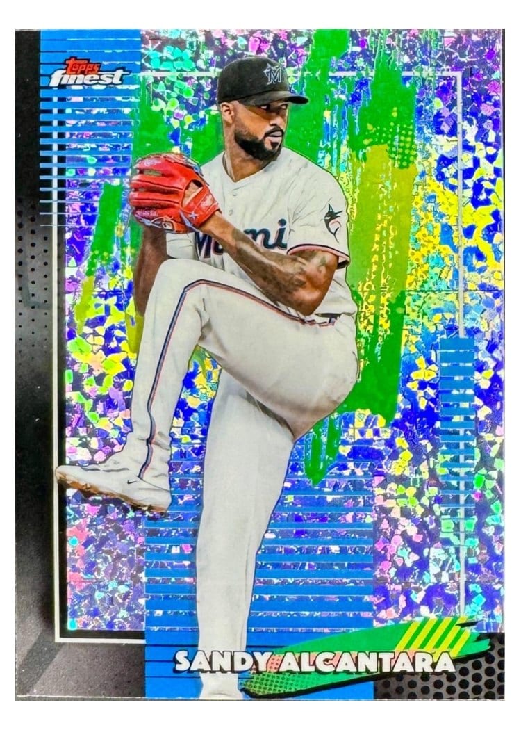 2026 Topps Finest Sandy Alcantara #81 card