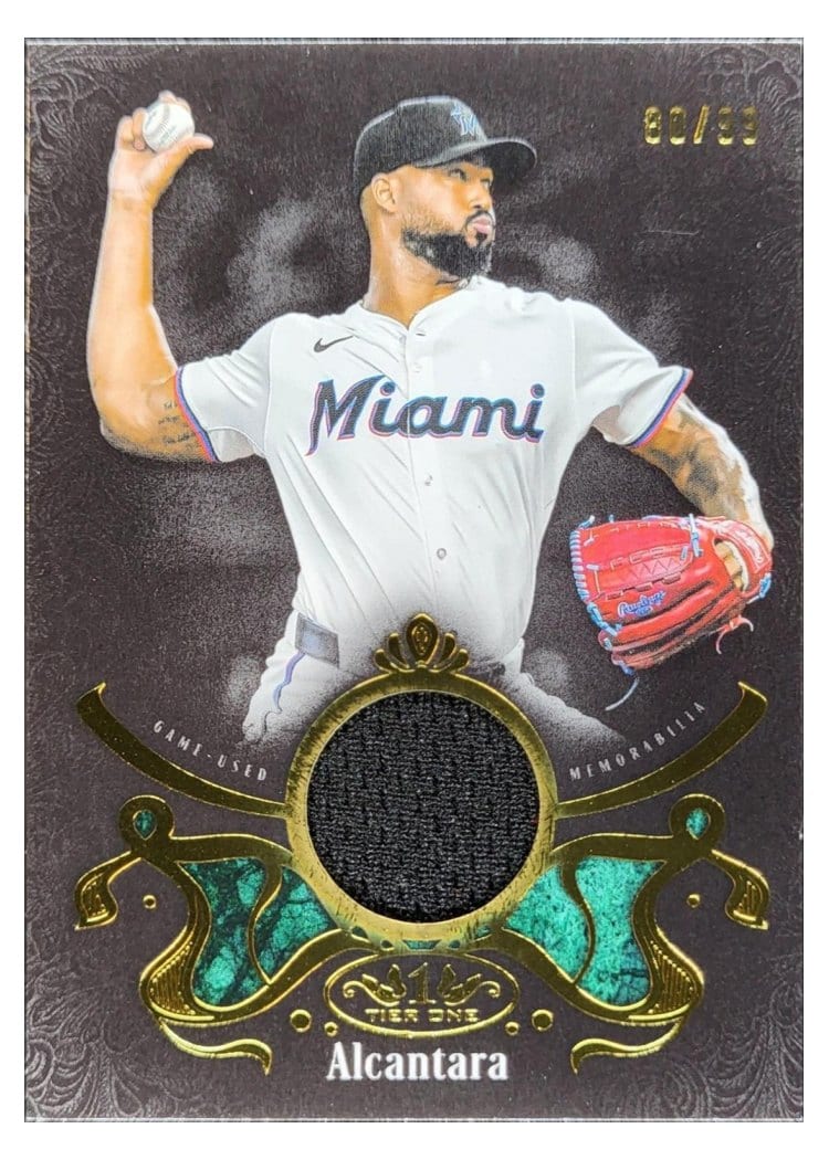 2026 Topps Tier One Shadow Relics Sandy Alcantara #SR-SA card