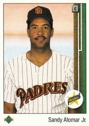 1989 Upper Deck Base Set Sandy Alomar Jr. #5 card