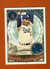 2025 Topps Allen & Ginter Framed Mini Autographs (Baseball) Sandy Koufax #MA-SKO card
