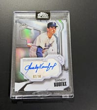 Sandy Koufax 2025 Topps Chrome Black Ivory Autographs card