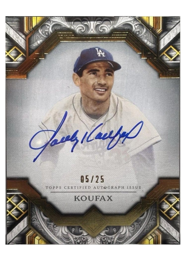 2025 Topps Transcendent Collection Transcendent Collection Autographs Sandy Koufax #TAC-SK card