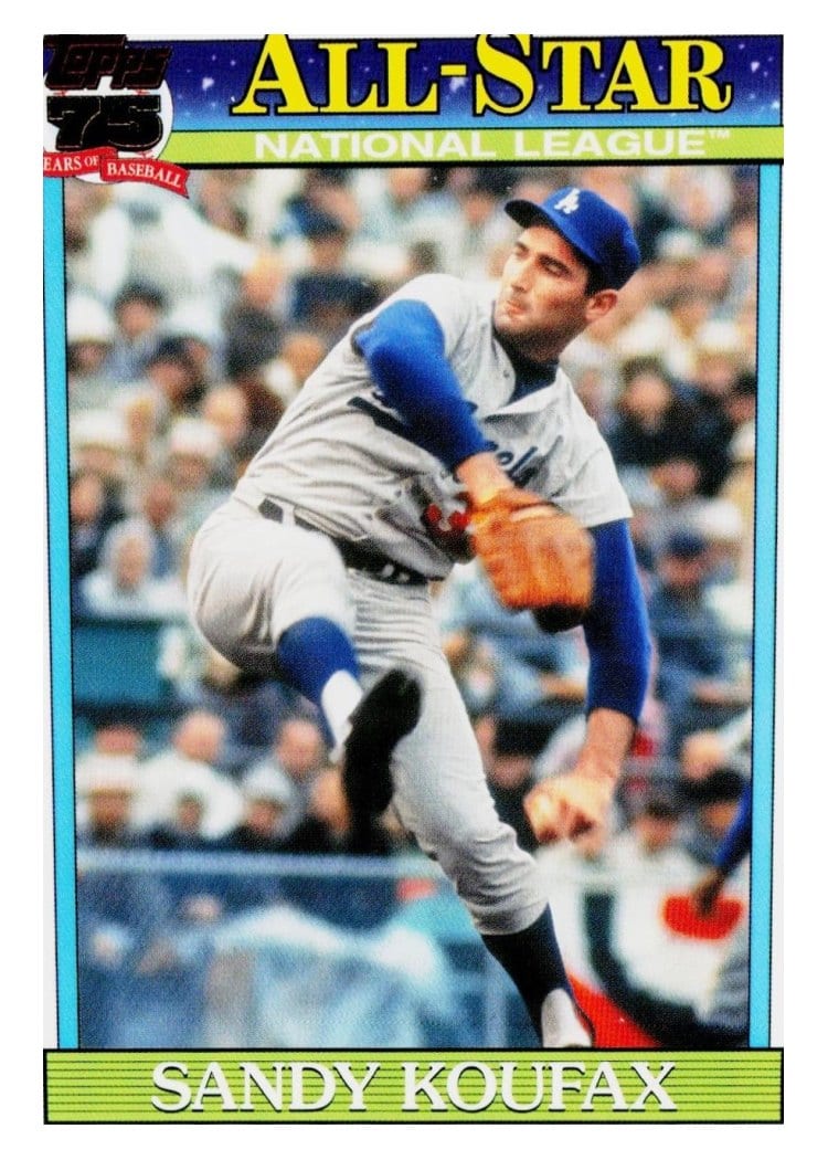 2026 Topps 1991 Topps Autographs Sandy Koufax #91A-SK card