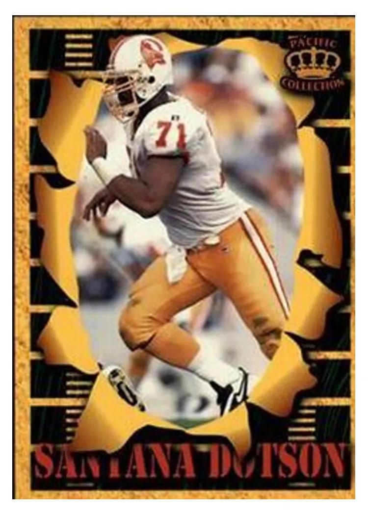 1996 Pacific Invincible Smash Mouth Santana Dotson #SM170 card