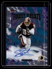 2025 Finest Finest Greats Autographs Santana Moss #FGA-SM card