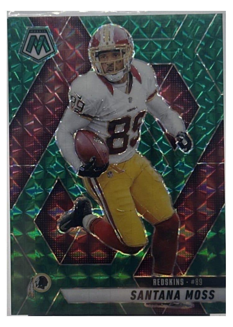 2025 Panini Mosaic Base Set Santana Moss Green #210 card