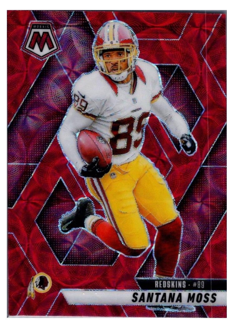 2025 Panini Mosaic Base Set Santana Moss Red Scope #210 card