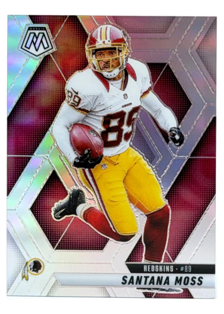 2025 Panini Mosaic Base Set Santana Moss Silver #210 card