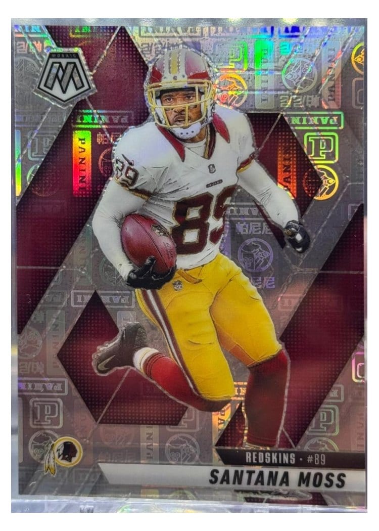 2025 Panini Mosaic Base Set Santana Moss Silver Knight #210 card