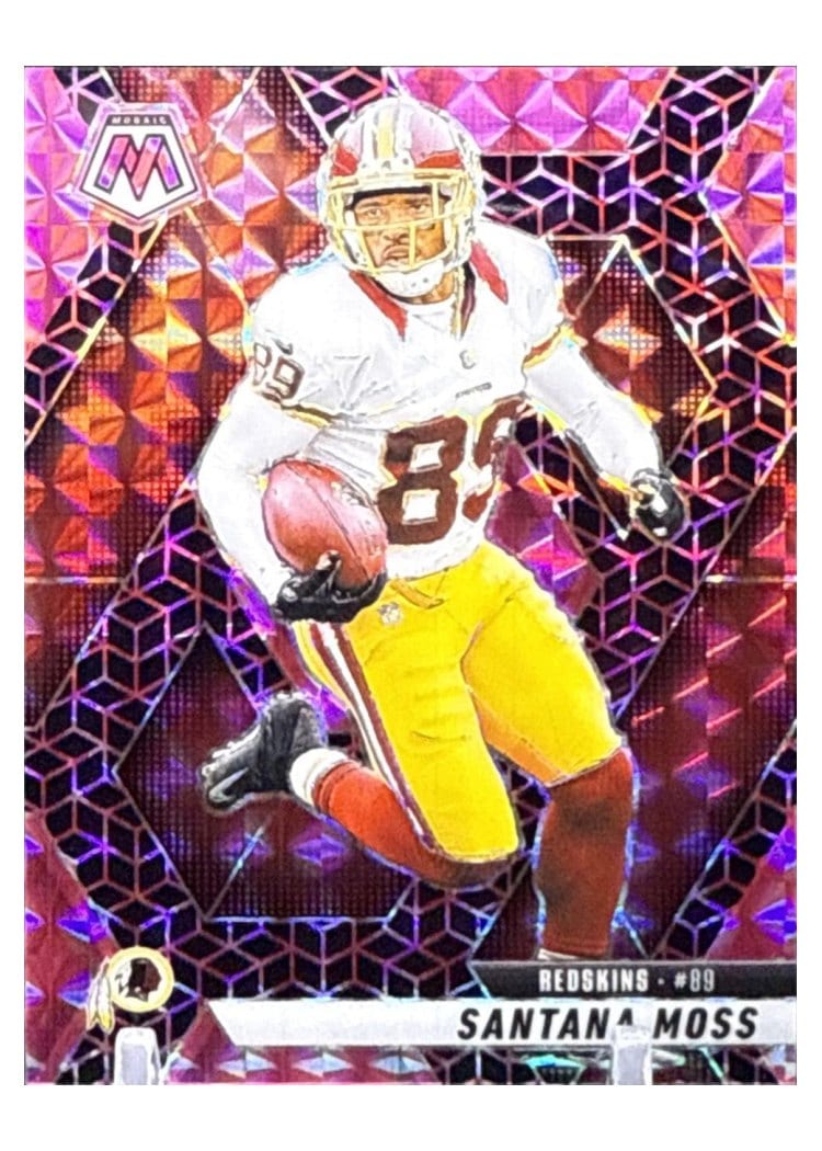 2025 Panini Mosaic Base Set Santana Moss Pink Spectris #210 card