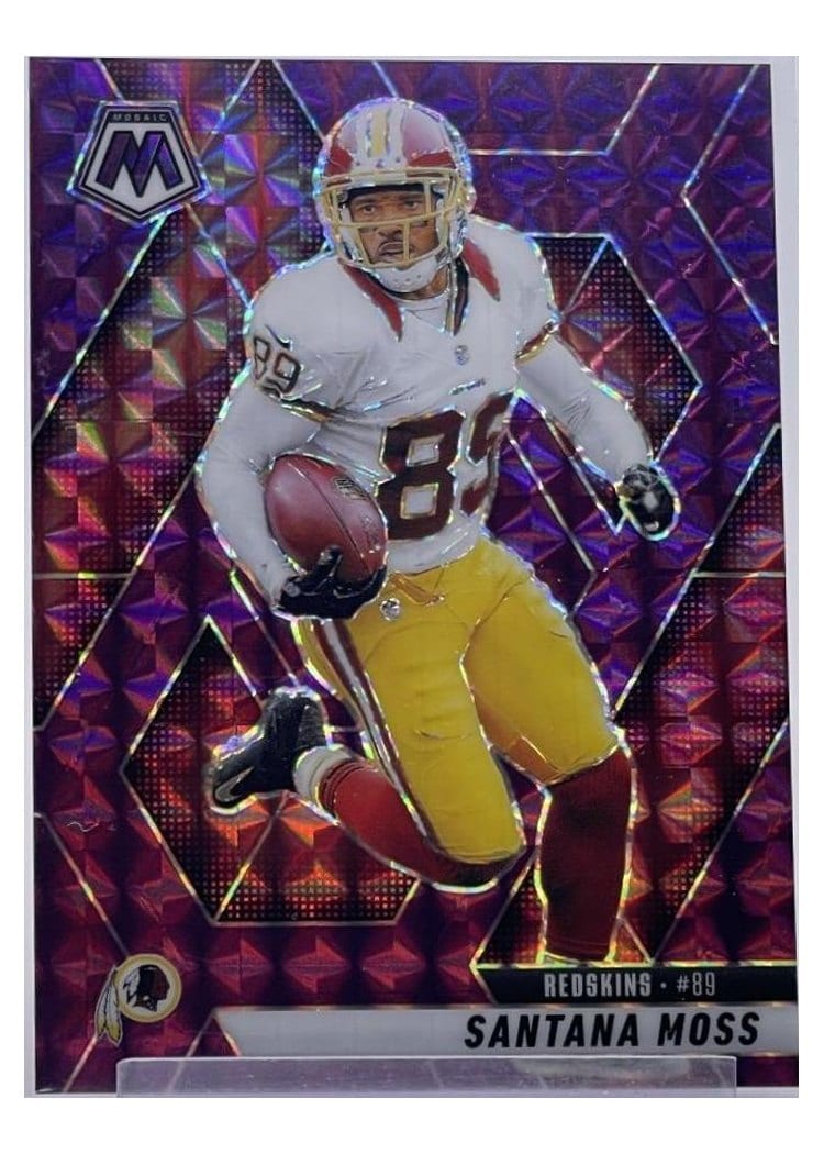 2025 Panini Mosaic Base Set Santana Moss Purple #210 card