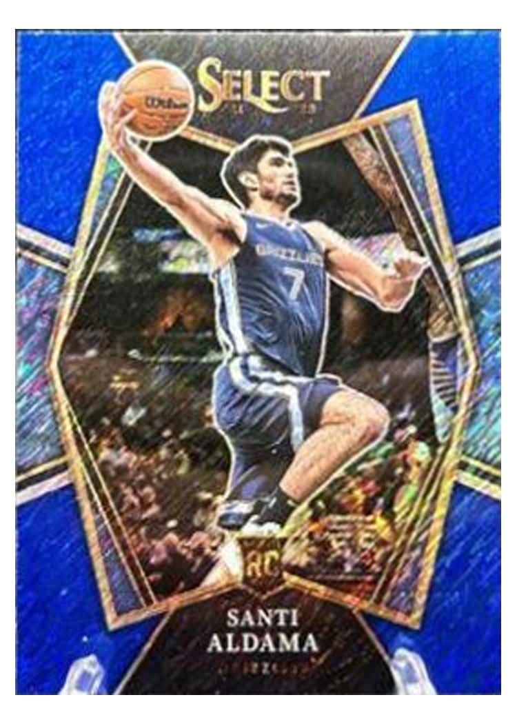 2021-22 Panini Select Base Set Santi Aldama #101 card