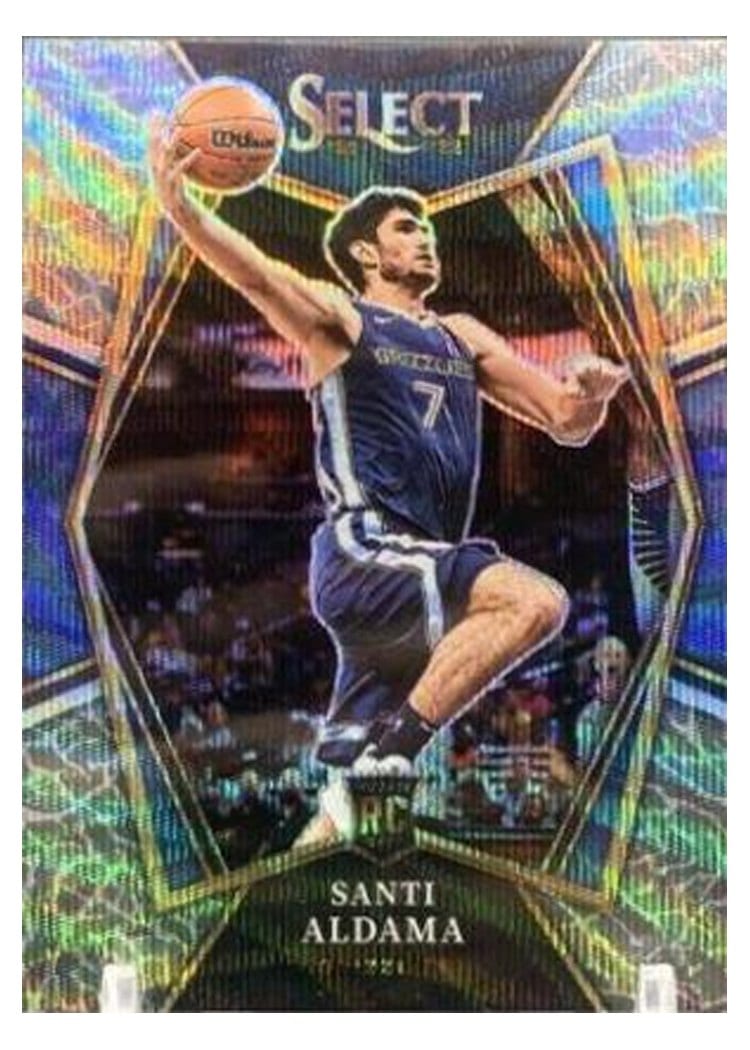 2021-22 Panini Select Base Set Santi Aldama #101 card