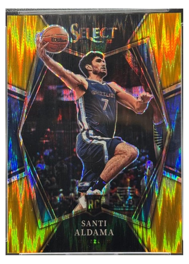 2021-22 Panini Select Base Set Santi Aldama #101 card