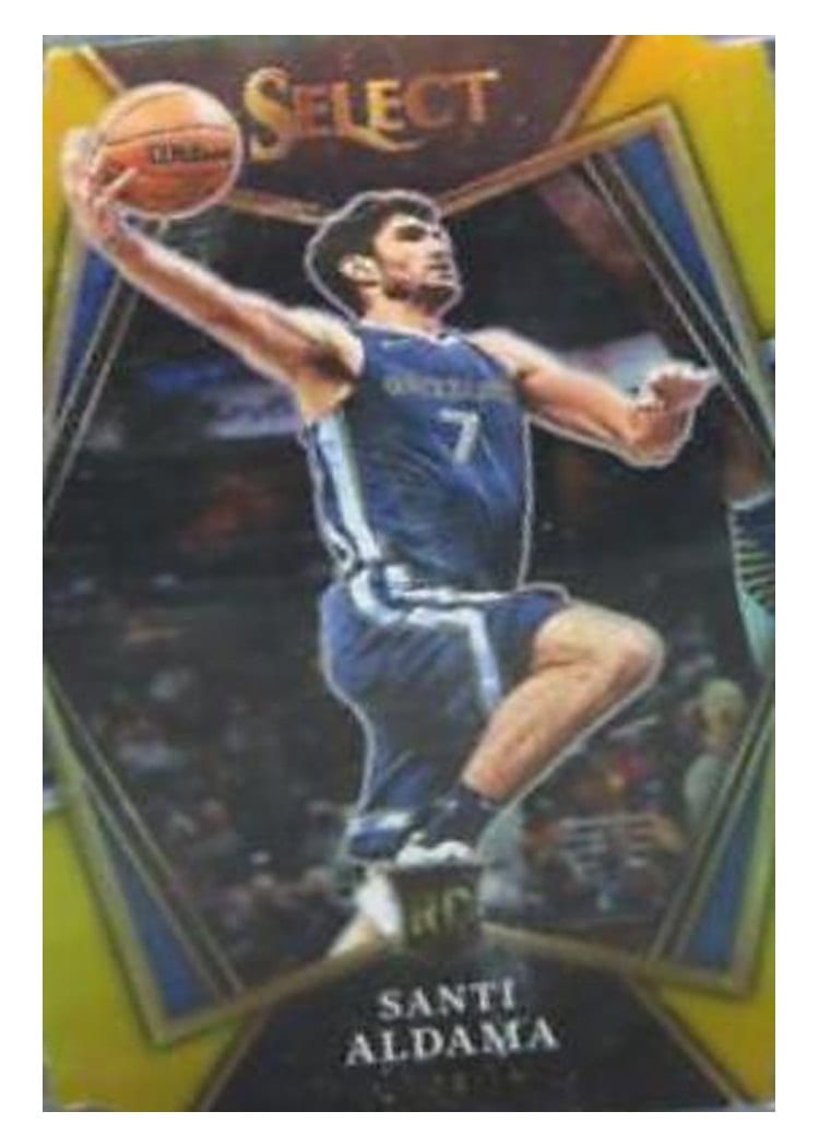 2021-22 Panini Select Base Set Santi Aldama #101 card