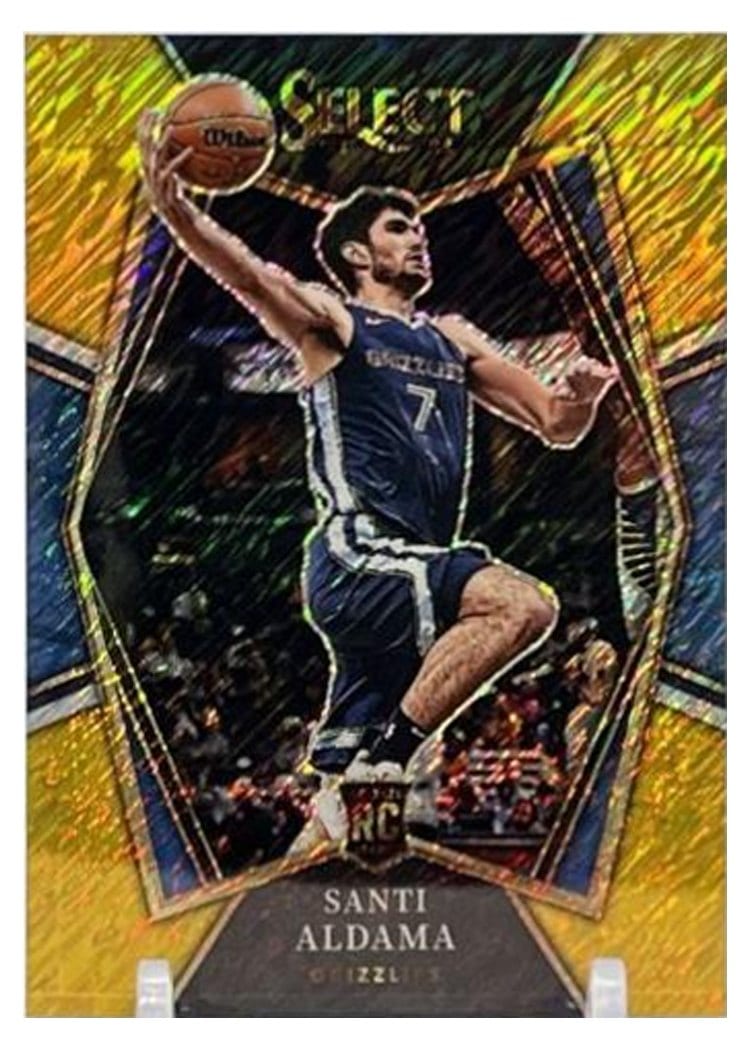 2021-22 Panini Select Base Set Santi Aldama #101 card