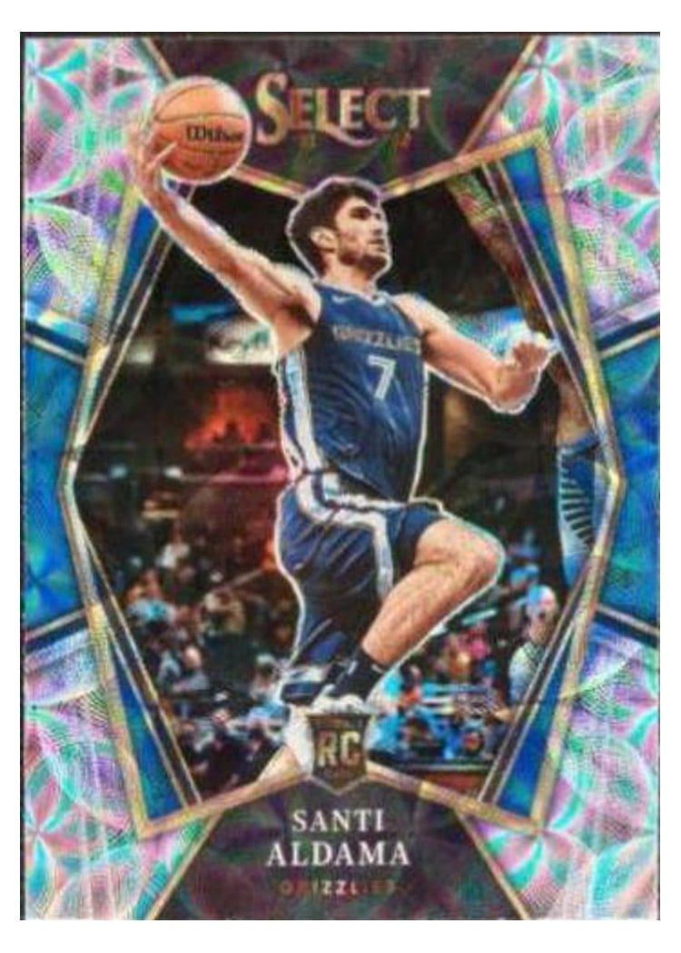 2021-22 Panini Select Base Set Santi Aldama #101 card