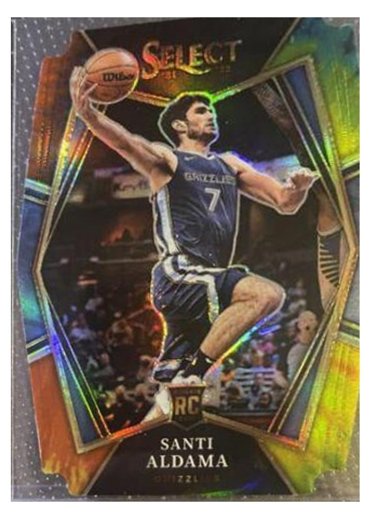 2021-22 Panini Select Base Set Santi Aldama #101 card