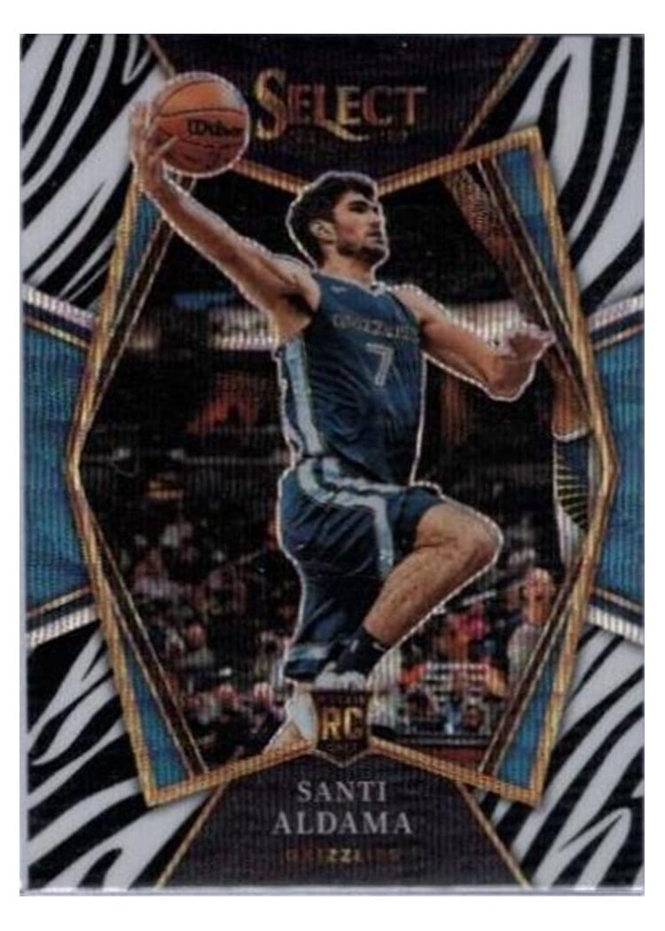 2021-22 Panini Select Base Set Santi Aldama #101 card