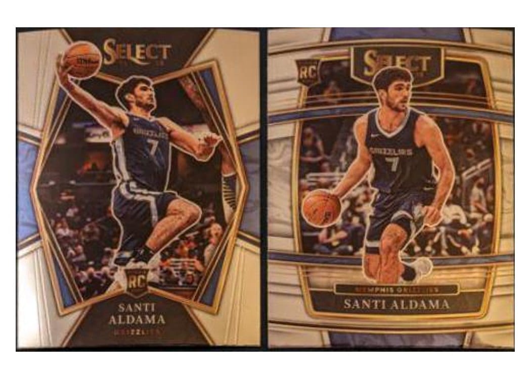 2021-22 Panini Select Base Set Santi Aldama #101 card