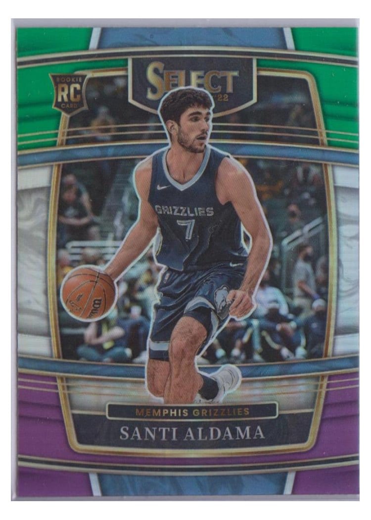 2021-22 Panini Select Base Set Santi Aldama #64 card