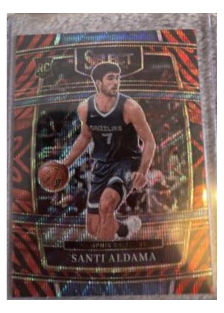 2021-22 Panini Select Base Set Santi Aldama #64 card