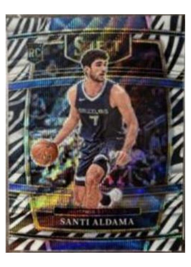 2021-22 Panini Select Base Set Santi Aldama #64 card