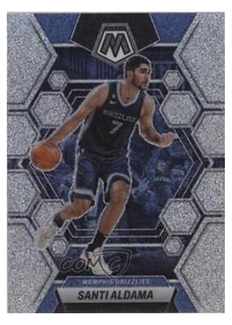 2022-23 Panini Mosaic Base Set Santi Aldama Glitter #109 card