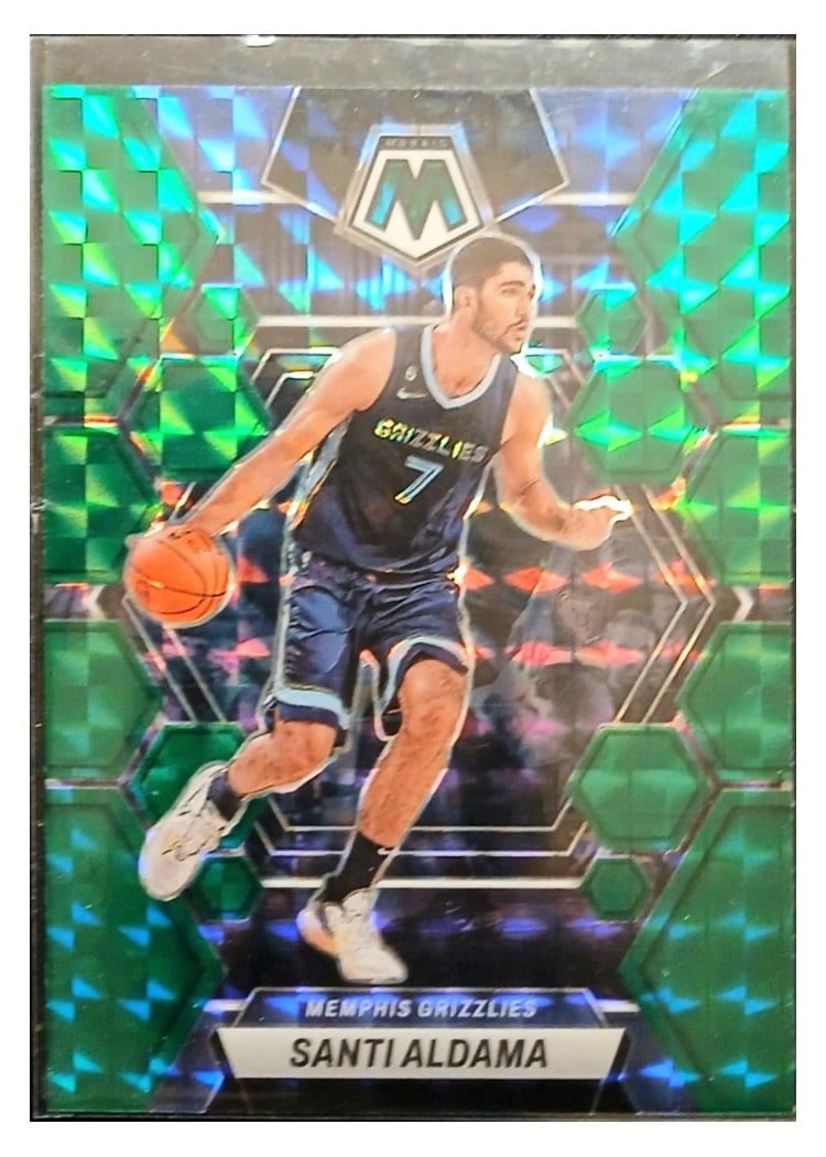 2022-23 Panini Mosaic Base Set Santi Aldama #109 card