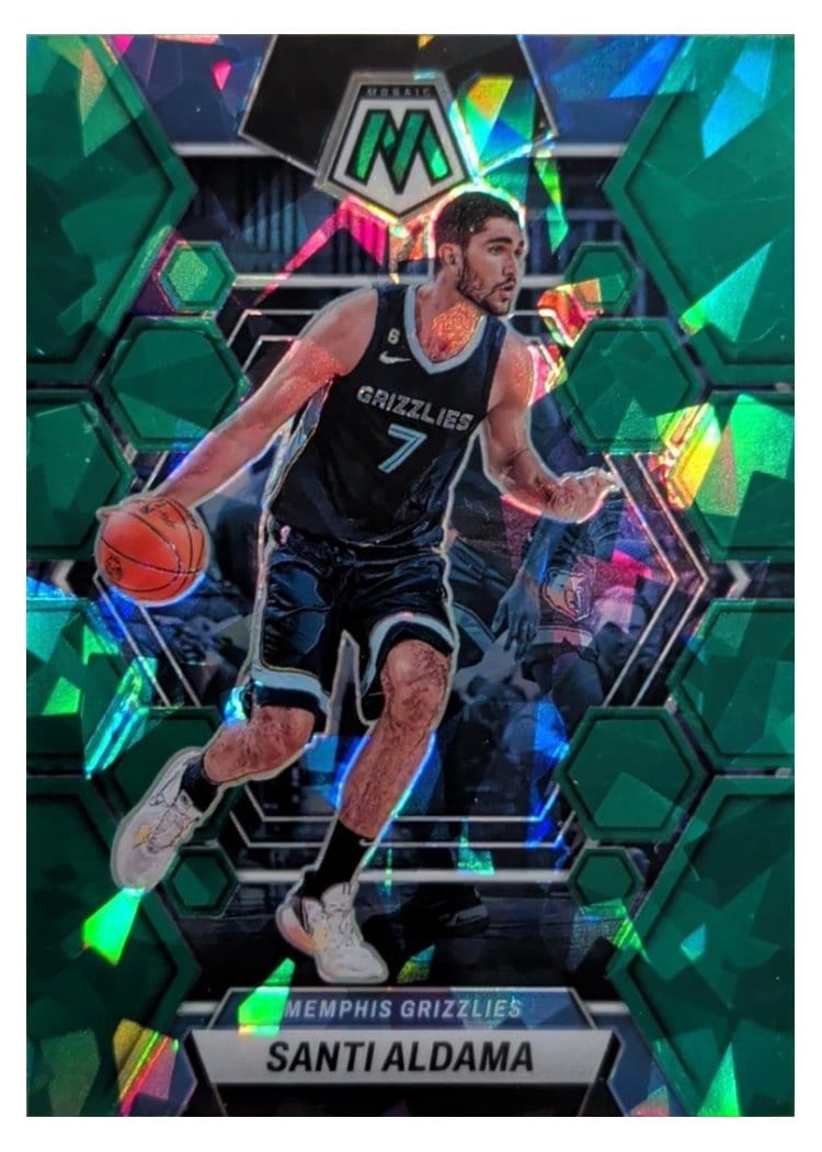 2022-23 Panini Mosaic Base Set Santi Aldama #109 card