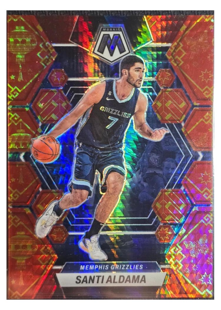 2022-23 Panini Mosaic Base Set Santi Aldama #109 card