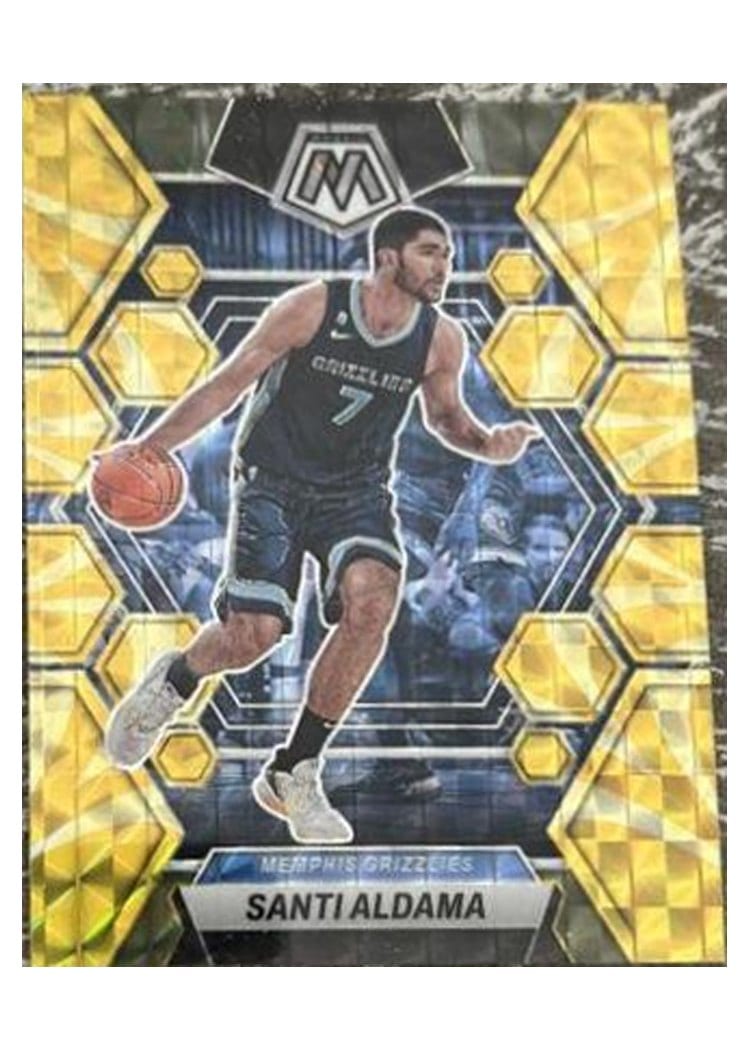 2022-23 Panini Mosaic Base Set Santi Aldama #109 card