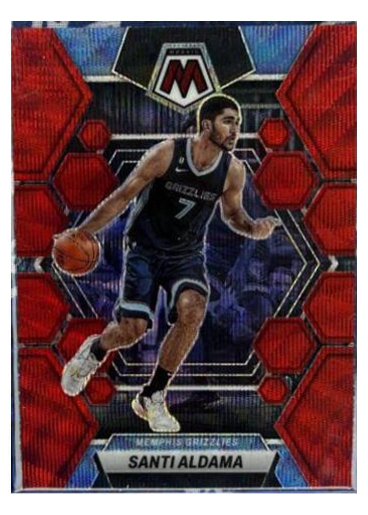 2022-23 Panini Mosaic Base Set Santi Aldama #109 card