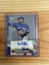 2021 Topps Big League Opening Act Autographs Santiago Espinal #OAA-SE card